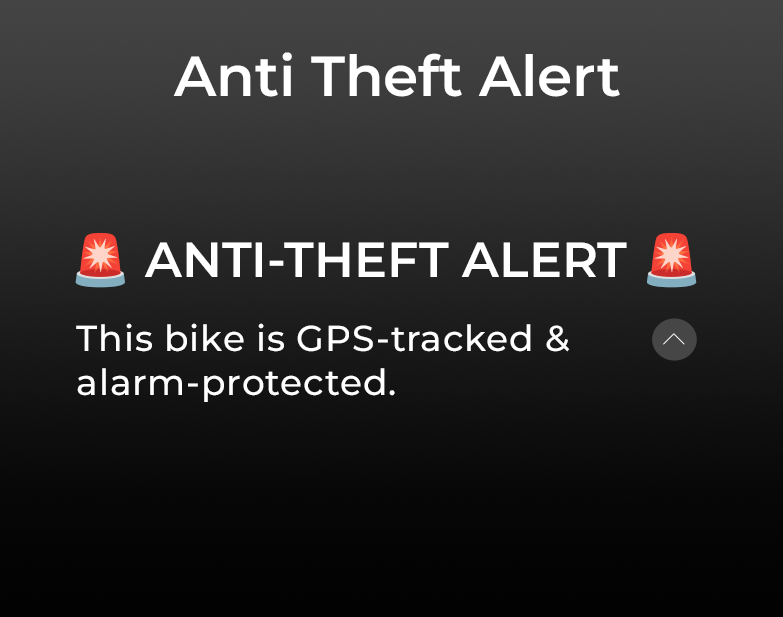 Anti-Theft Alert